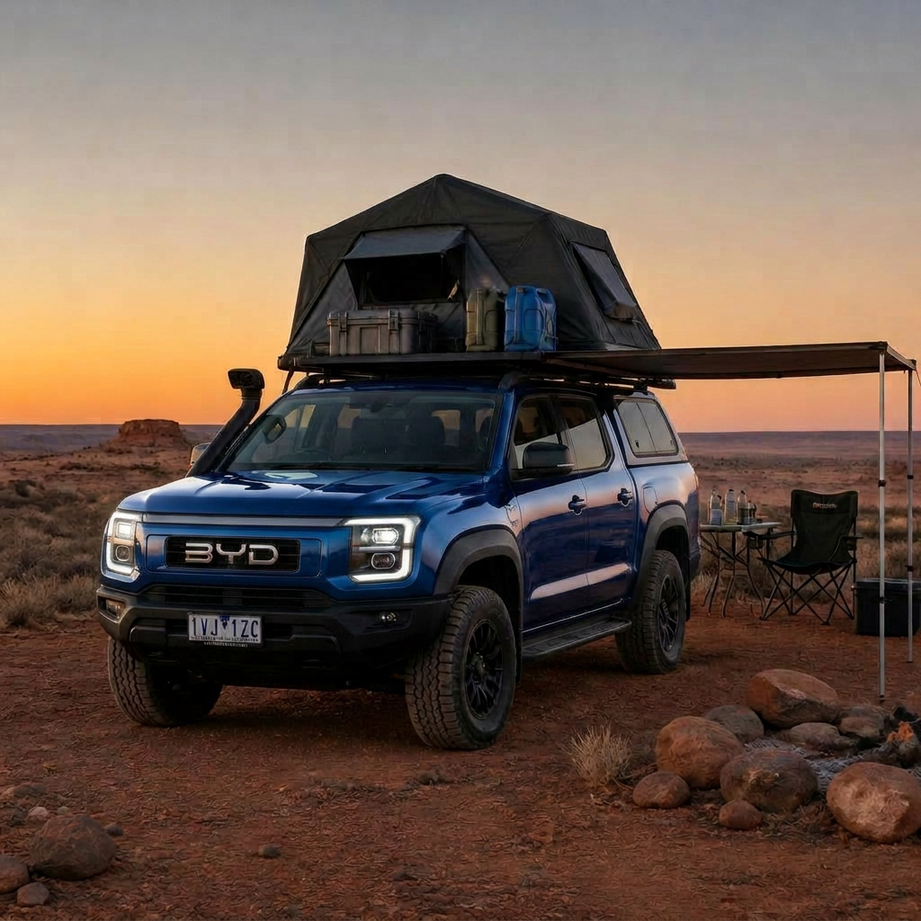 BYD Shark 6 full overland build on remote track