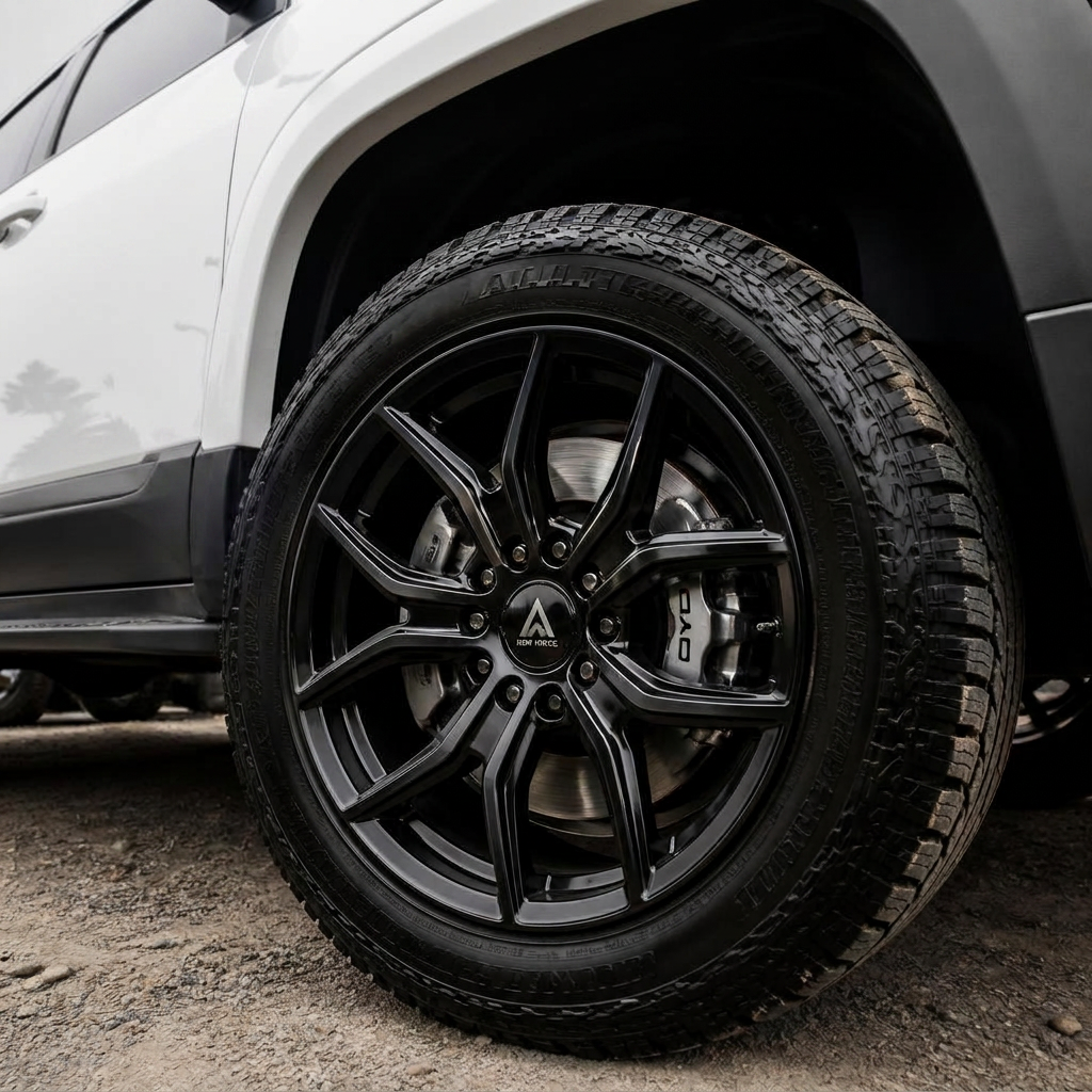 BYD Shark 6 with aftermarket alloy wheels